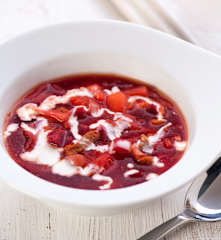 Borschtsch mit Rindfleisch