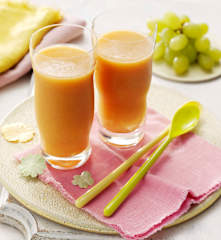 Smoothie melon et pêche