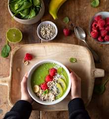 Zielone smoothie bowl