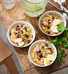 Salade de riz à la mexicaine