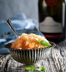 Granita al melone e porto