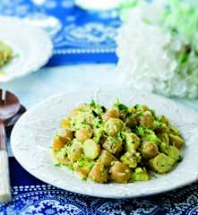 Salada de batata e pepino