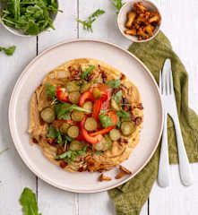 Omlet z kurkami (low carb)