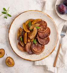 Pełnoziarniste placki jogurtowe