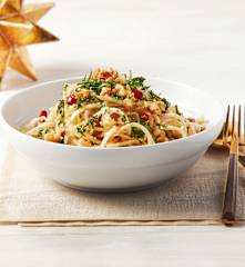 Spiralized Celery Root and Apple Salad