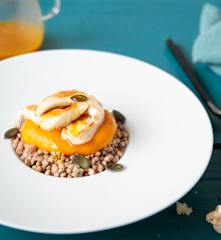 Poulet à la courge et au sarrasin