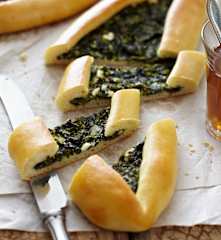 Pide mit Spinatfüllung