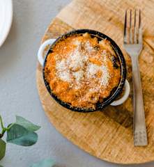 Rolinhos de frango com curgete no forno