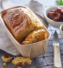 Cake salado con okara de almendra (sin lactosa)