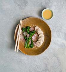 Gotowany kurczak i bulion