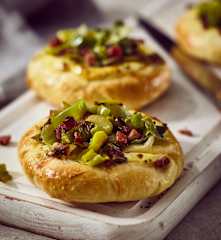 Porree-Schinken-Taler