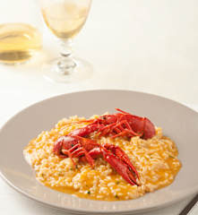 Arroz con cangrejos de río