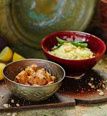 Kurczak tikka masala z cytrynowym ryżem