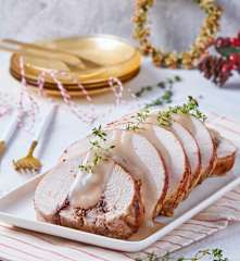 Pechuga de pavo rellena al horno