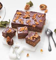 Gâteau noix-chocolat