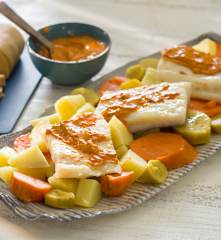 Sancocho canario con pella de gofio