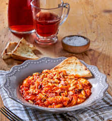 Trippa alla genovese con funghi e pancetta