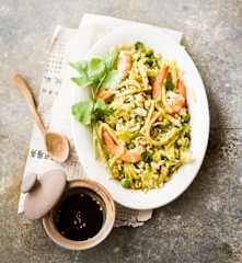 Chou chinois aux crevettes