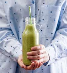 Energetyczny koktajl z siemieniem lnianym i nasionami chia