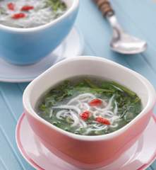 空心菜吻仔魚羹