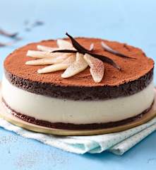 Bavarois poire-chocolat