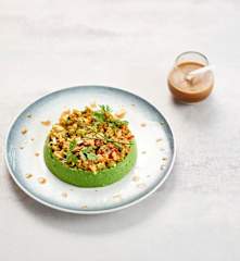 Guacamole de petits pois, tartare de légumes au citron vert (Pascal Favre d'Anne)