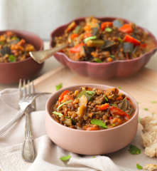 Ratatouille aux lentilles