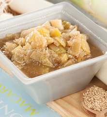 Salsa ai porri caramellati