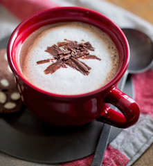 Indulgent hot chocolate