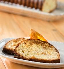 Cake de naranja confitada y almendra