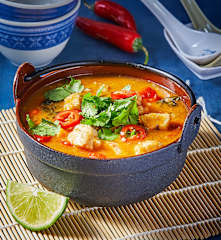 Sup Ikan Aroma Santan dengan Ubi