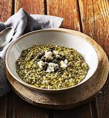 Risotto ricotta e spinaci