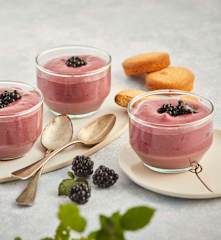 Mousse à la mûre