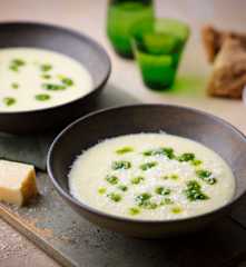 Potato Soup with Parsley Pesto