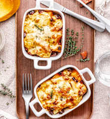 Gratin de courge et chorizo