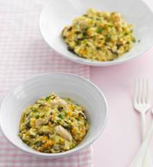 Arroz de peru com nabiças