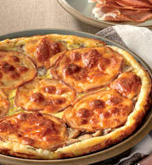 Torta salata champignon e provola