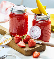 Erdbeer-Mango-Konfitüre