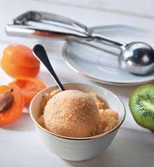 Sorbetto albicocca e kiwi
