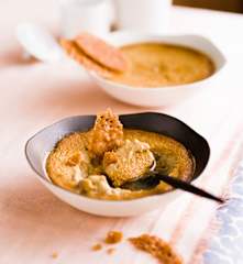 Crème onctueuse caramel-café