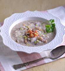 芋頭櫻花蝦鹹粥