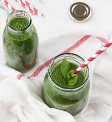 Grünkohl-Weizengras Smoothie