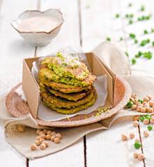 Placuszki wege z ciecierzycy