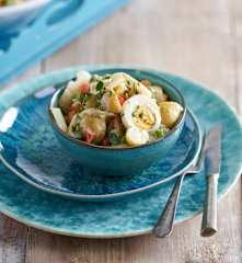 Salada russa de bacalhau