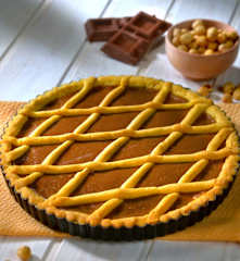 Crostata alla crema di cioccolato