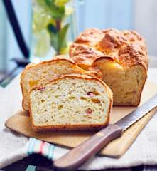 Schnelles Schinken-Käse-Brot