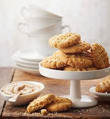Biscuits croquants à la purée de sésame