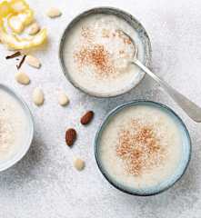 Arroz con leche de almendras
