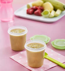 Patates, Bezelye, Sakız Kabağı ve Dana Eti Püresi