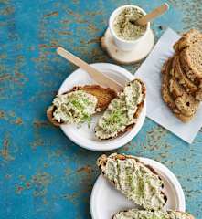 Patê de cavala com agrião